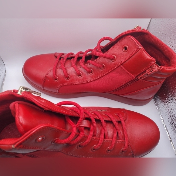 Womens Call it Spring red high top Sneakers size 7 - Picture 10 of 16